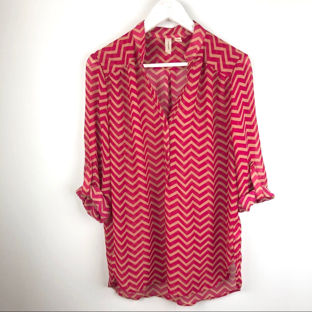 Yacerá Women’s Pink Blouse Top L